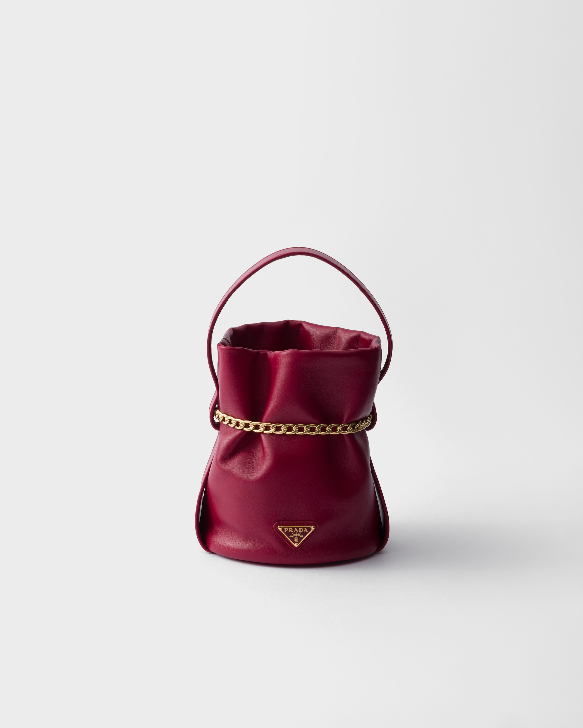 Petit Sac Noir nappa leather mini-bucket bag - Image 1